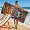 Magic Witch 2D Flat Print Beach Towel, Large Soft Quick Dry Towel for Beach Camping SwimmingSSTJ0917437