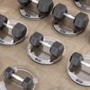YANBO Hexagonal Rubber-Coated Dumbbells