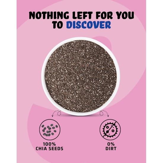 True Elements Edible Seeds Combo 700G (Chia Seeds 150G + Sunflower Seeds 150G + Pumpkin Seeds 150G + Flax Seeds 250G)