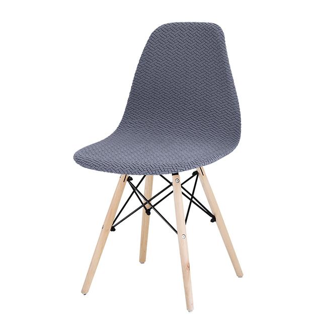 1 шт. жаккардовый тканевый чехол на стул маленького размера, большой эластичный защитный чехол для стула, чехол для барного сиденья с короткой спинкой для столовой отеля