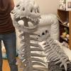 Костюм-скелет динозавра 3D для детей - Забавные мягкие реквизиты для косплея, уникальные удобные игрушки-скелеты для детей