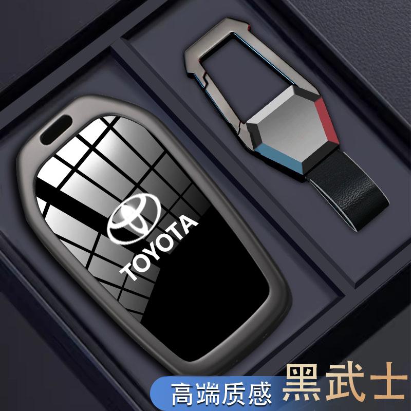 Black Transparent Key Fob Case Cover For Toyota Corolla Cross Yaris Sienna Venza Harrier Hilux Tundra Mirai Land Cruiser Alphard