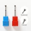 1Pcs Diamond Milling Cutter Bald Nail Drill Bits For Manicure Accessory Drill Bit For Nails Cuticle Remove Tools