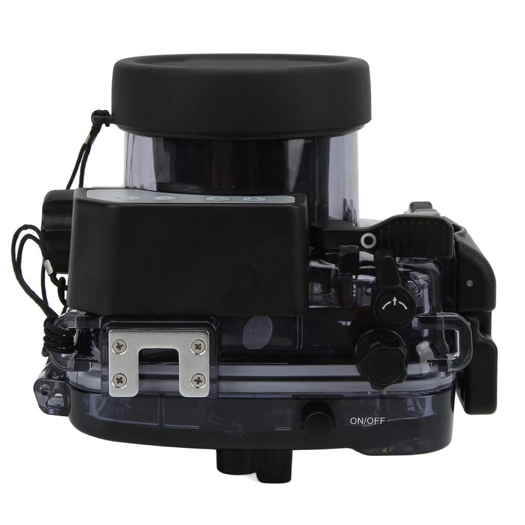 Underwater Waterproof Housing Case Cold Shoe Mount Design Camera Diving Protector for Sony RX100 RX100 II RX100 III RX100V Camera 60m/65.6yd
