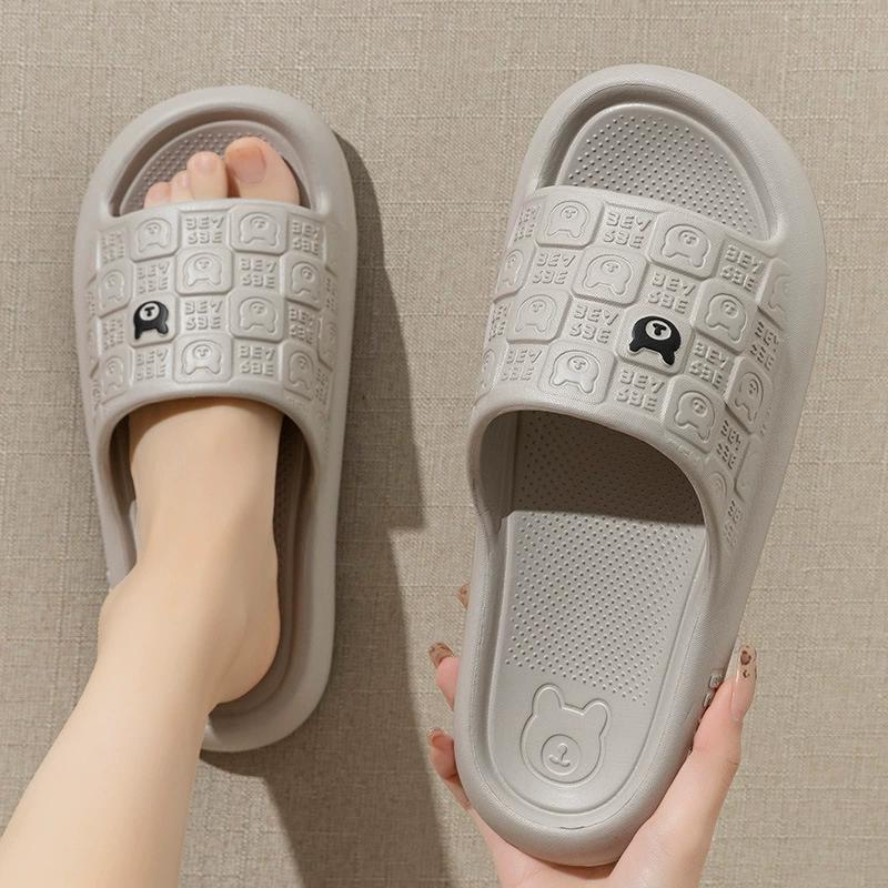 Милые мультяшные декорации, подушки, шлепанцы, мягкие, легкие, повседневные, нескользящие, из ЭВА, для душа