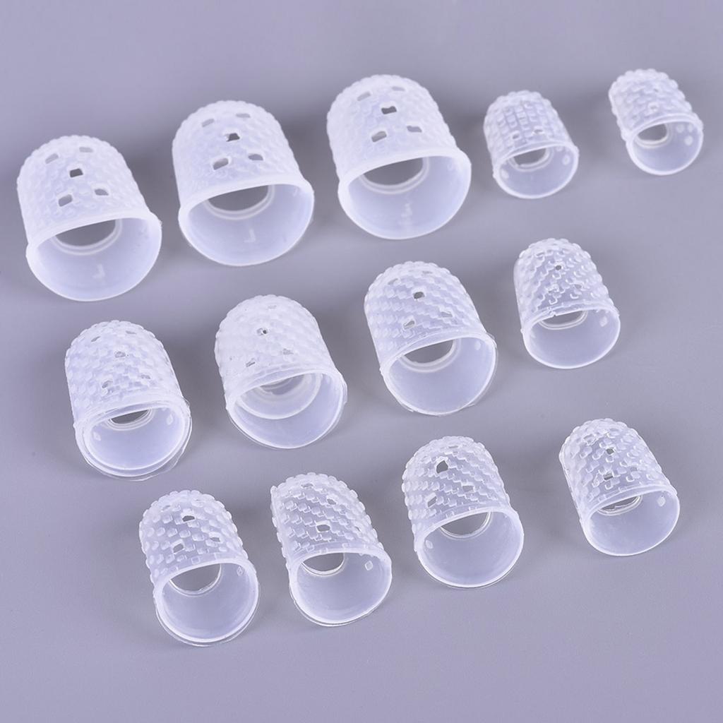 Силиконовые накладки на кончики пальцев, напальчники и медиаторы для пальцев гитары, набор инструментов для практики