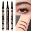 OSYA Four Prong Liquid Eyebrow Pencil Waterproof Smudge Proof Long Lasting for Beginners