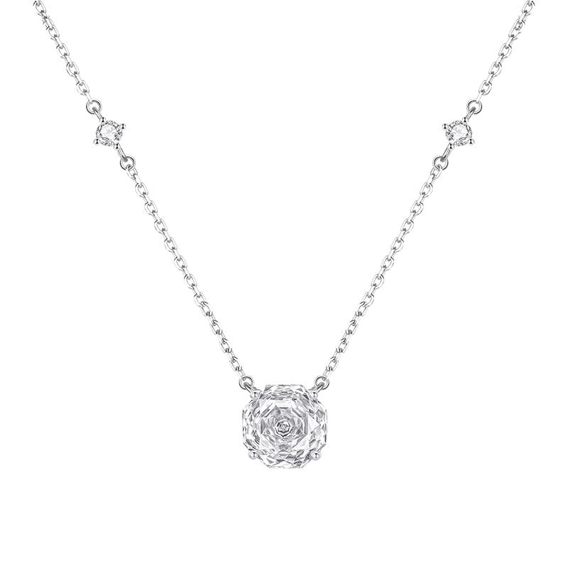Ожерелье-цепочка на ключицу Chow Tai Seng Rose Nebula из стерлингового серебра S925