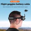 For DJI Avata Goggles 2 Battery Power Supply Line Wear Resistance Flight Glasses Power Cable Battery Back Clip Drone Accessories