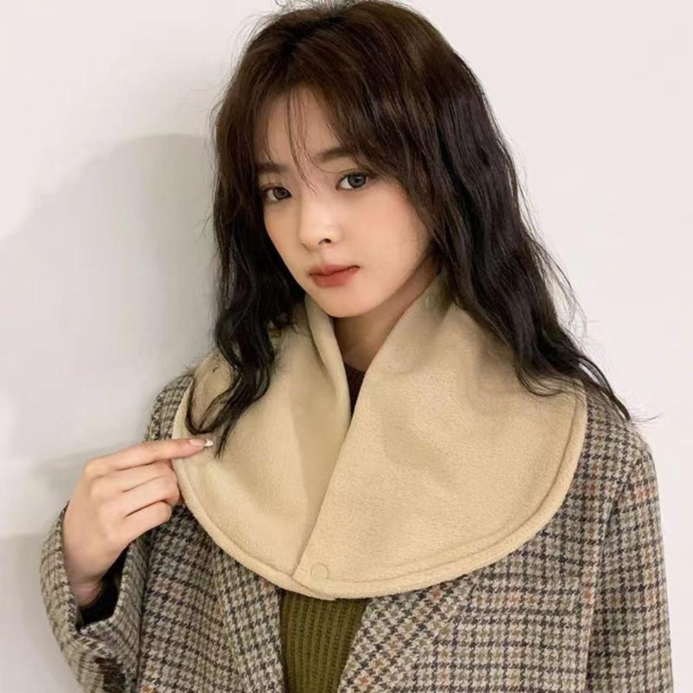 Windproof Thickened Warmth Autumn Neck Sleeve Soft and Skin Friendly Women' Scarves