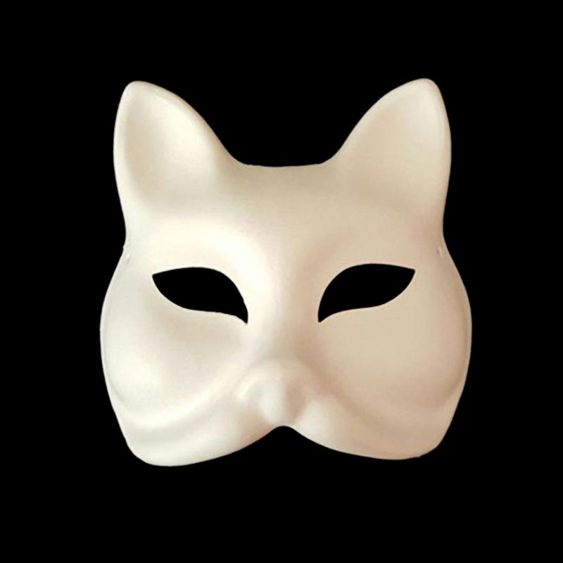 Маска своими руками Белая маска, расписанная вручную Маска из целлюлозы Пустая маска Маска Белая маска из эмбриона, расписанная вручную