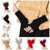 Twists Gloves Knitted Gloves  Half Finger Gloves Fashion Wool Gloves  Outdoor