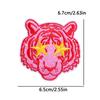 Lips Love Heart Patch Cartoon Embroidery Patch DIY Iron On Patches For Clothing Thermoadhesive Patches On Clothes Sewing Sticker