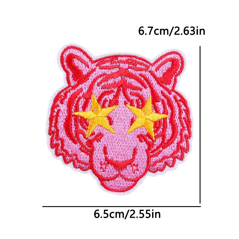 Lips Love Heart Patch Cartoon Embroidery Patch DIY Iron On Patches For Clothing Thermoadhesive Patches On Clothes Sewing Sticker
