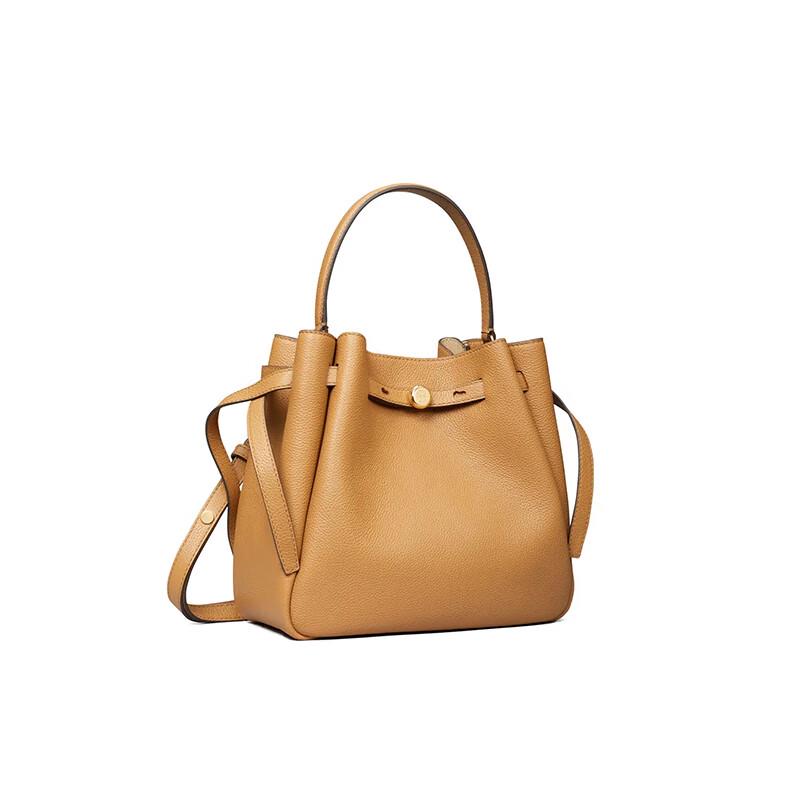 Tory Burch Romy Leather Shoulder Bucket Bag