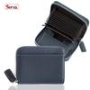 Leather women's wallet, new RFID Japanese zipper change bag, large capacity ID, organ card bag, multi-card space.