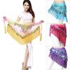 Sexy Sequins Tassels Dancer Skirt Hip Scarf Waist Chain Belly Dance Belt