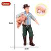 Oenux New Farmer People Model Simulation Farm Staff Feeder Action Figures Pig Animals Figurine Miniature Lovely Toys For Kids
