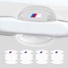 4PCS Transparent Car Door Anti-collision Protector Bumper Strip Sticker For M E34 E36 E60 E90 E46 E39 E70 F10 F20 F30 X5 X6 X1 M3 M5 M6 E71 F01