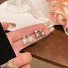 Серьги из серебра 925 пробы с жемчугом и цирконием: Элегантный, универсальный, высококачественный дизайн для женщин