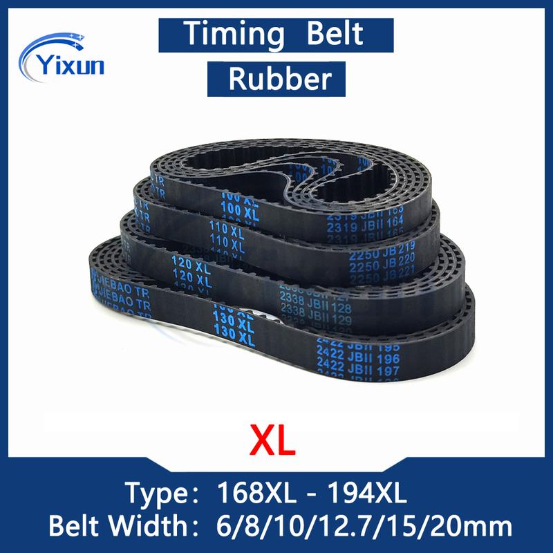 XL Loop Timing Belt 168XL 170XL 172XL 174XL 176XL 178XL 180XL 182XL 184XL 186XL 188XL 190XL 192XL 194XL Width 6-20mm Drive Belt