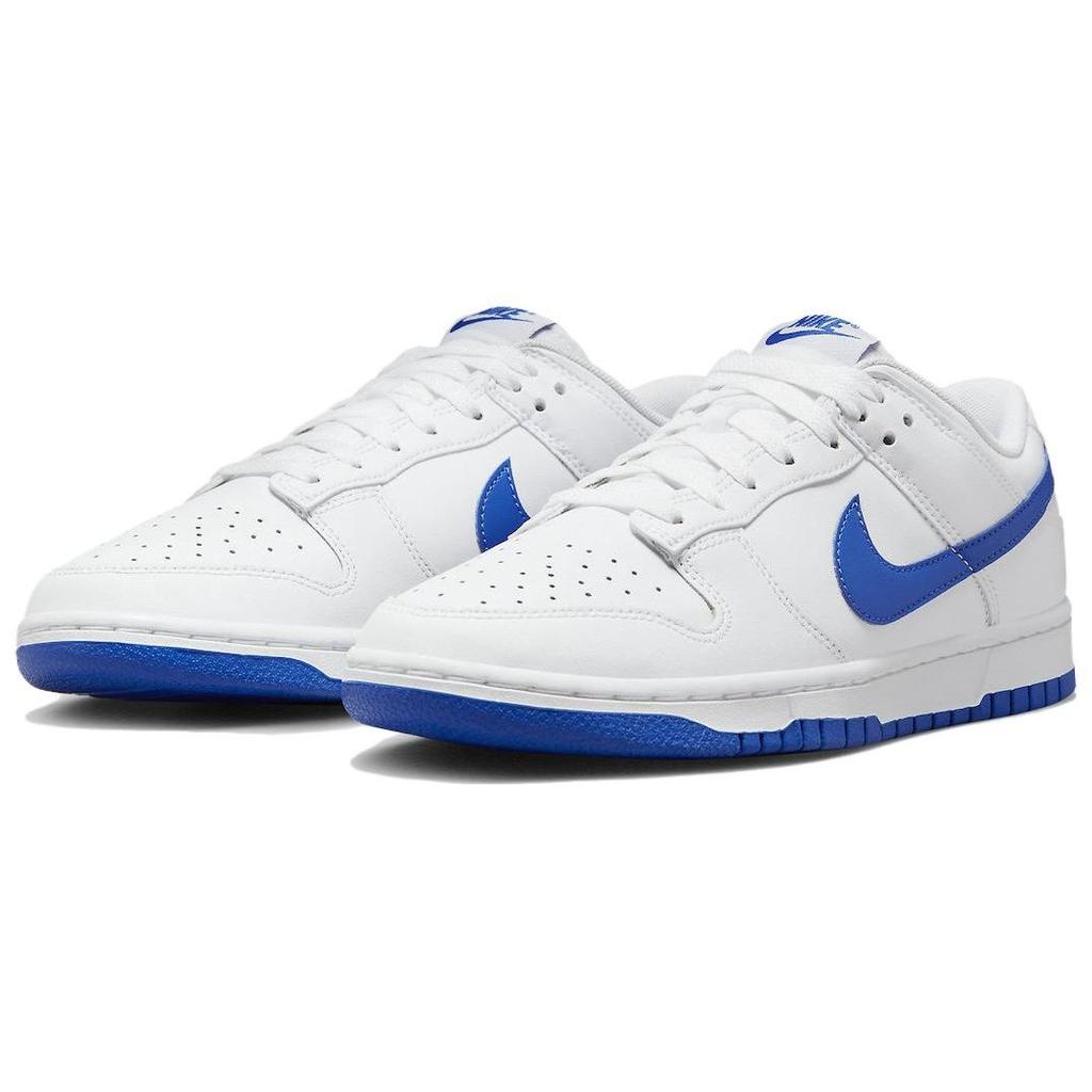 Nike Dunk Low White Hyper Royal Мужские кроссовки Summit-White DV0831-104