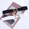 Knot Geometric Female Waist Strap Gold Round Buckle Belt Elastic Waist Belt Women Waistband