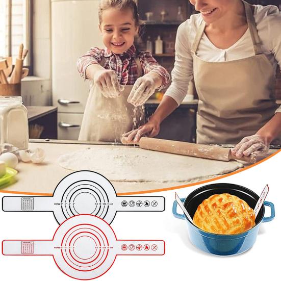 2 шт. силиконовая стропа для хлеба для голландской духовки, антипригарный многоразовый коврик для выпечки с длинными ремнями, термостойкий держатель для кастрюли