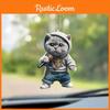 Cute Cartoon Grey Cat Pattern Acrylic Pendant For Vehicle Decoration