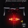 Светодиодный задний фонарь Перезаряжаемый велосипедный фонарь Велосипедный фонарь с дистанционным управлением