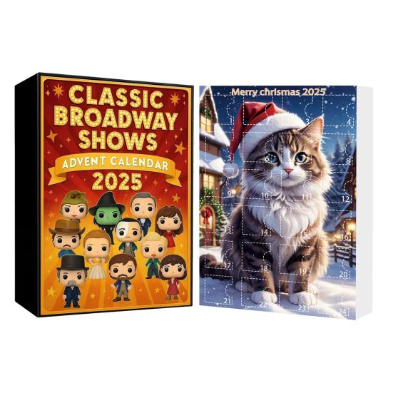 Классические Бродвейские Шоу Адвент-календарь 2025 Календарь обратного отсчета на 24 дня