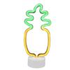 Neon Night Light Battery Powered Removable Base 20000 Hours Lamp Life Green Warm Light for Home