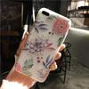 Чехол для iPhone 8 7 Plus X с цветочным узором 3D, милый, мягкий, силиконовый, ТПУ, задняя крышка
