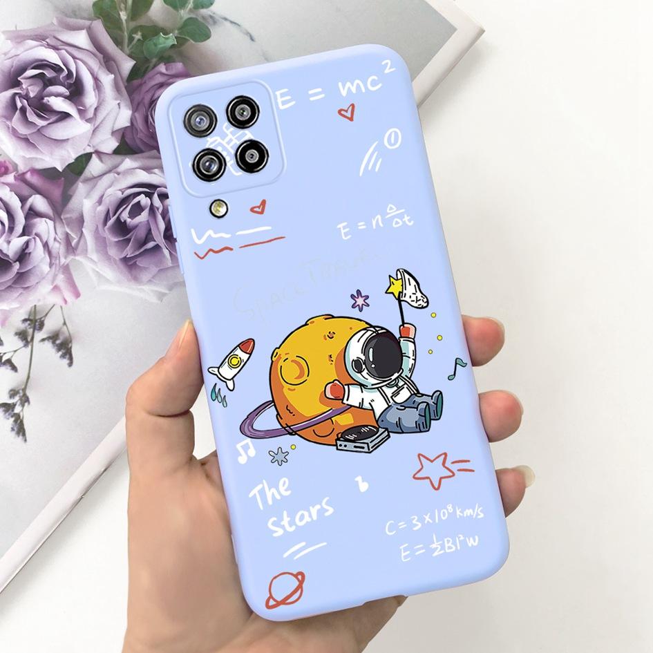 Для Samsung Galaxy A22 5G Чехол SM-A226B Задняя крышка Милый Астронавт Силиконовый Мягкий Чехол Для Samsung A22 4G A22s SM-A225F A 22 Para