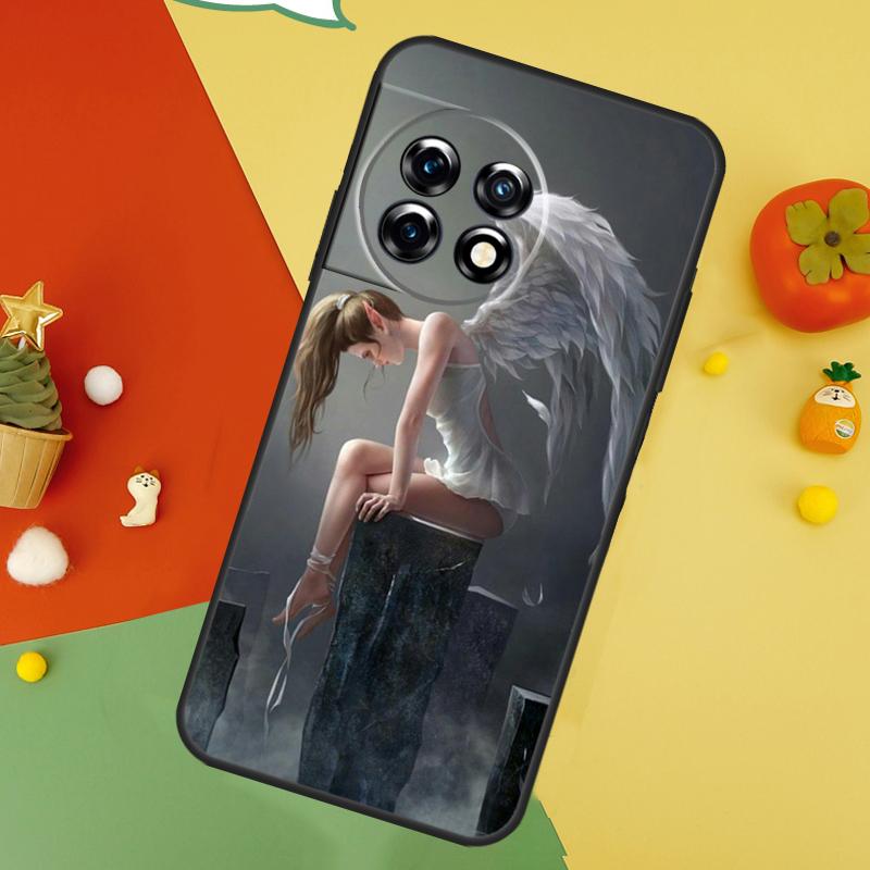 Фантазийный Чехол с Крыльями Ангела для OnePlus Nord 5 CE 2 3 4 Lite N20 N30 OnePlus 15 13 12 11 10 10T 12R 13T 13R