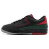 Air 2 Retro Low Christmas Мужские кроссовки черные огненно-красные Fir DV9956-006