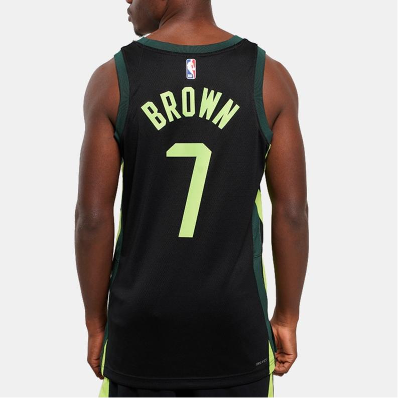 Nike Джейлен Браун Бостон Селтикс 2024/25 Городская версия Мужская майка Nike Dri FIT NBA Swingman FQ4335-010