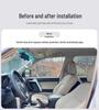Занавески для окон автомобиля Mercedes C260L/V300 из замши - Двойной рельс, Неразрушающая установка, Защита от солнца и блокировка света.