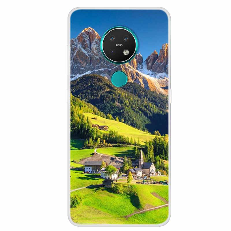 Для Nokia 7.2 Чехол Nokia 6.2 Роскошный Силиконовый ТПУ Мягкая Задняя Крышка Чехол для Телефона Для Nokia 7.2 Funda TA-1193 TA-1178 Мультяшный Coque
