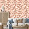 Cow Patches Wallpaper Peach and Cream for Living Room and Bedroom 50x1000