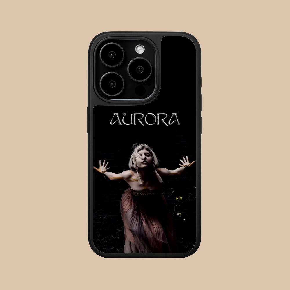Aurora Aksnes Matte Surface Mobile Phone Case for iPhone 17 16 15 14 13 12 11 Air Pro Max Plus Colorful Cover