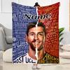 Legend: Cristiano Ronaldo's Legacy Personalized Text Blanket Throw Customizable Blanket Durable Comfort for Seaside Chair Couch Living Room