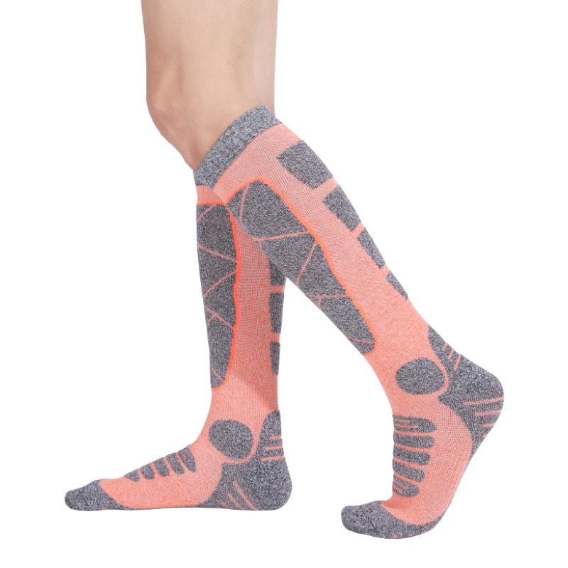 Women Outdoor Sports Ski Socks Cold Weather Socks for Snowboarding, Snow, Winter, Thermal Knee-high Warm Socks, Hunting