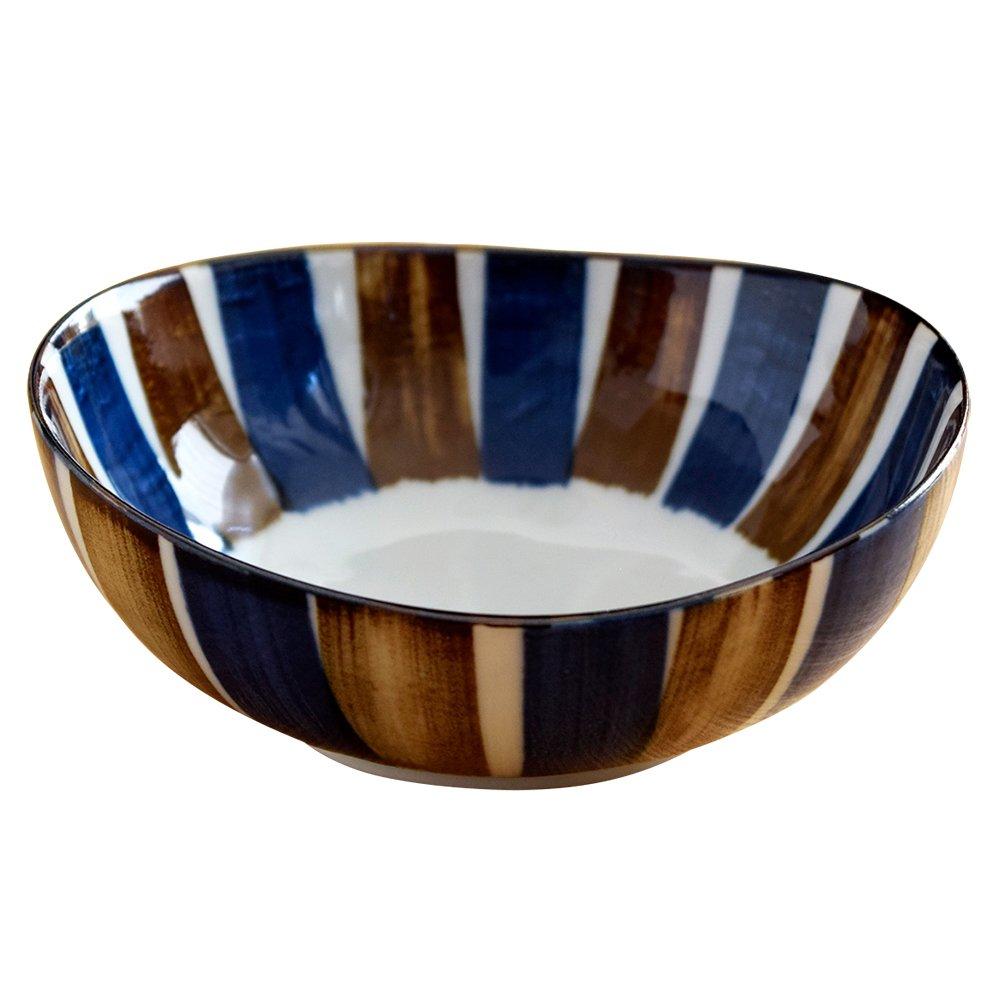 Столовая посуда East Medium Bowl 13.6см Blue Brown Sabi Tokusa