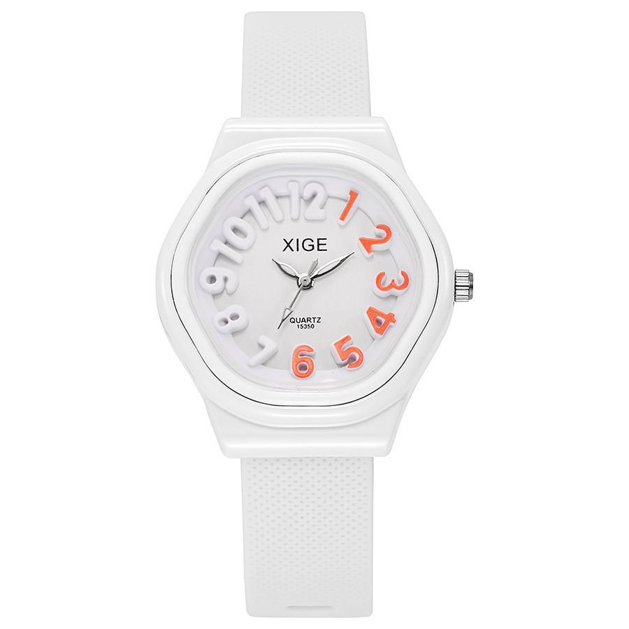 Silicone Quartz Watch For Women Cartoon Dial With Logo Customization