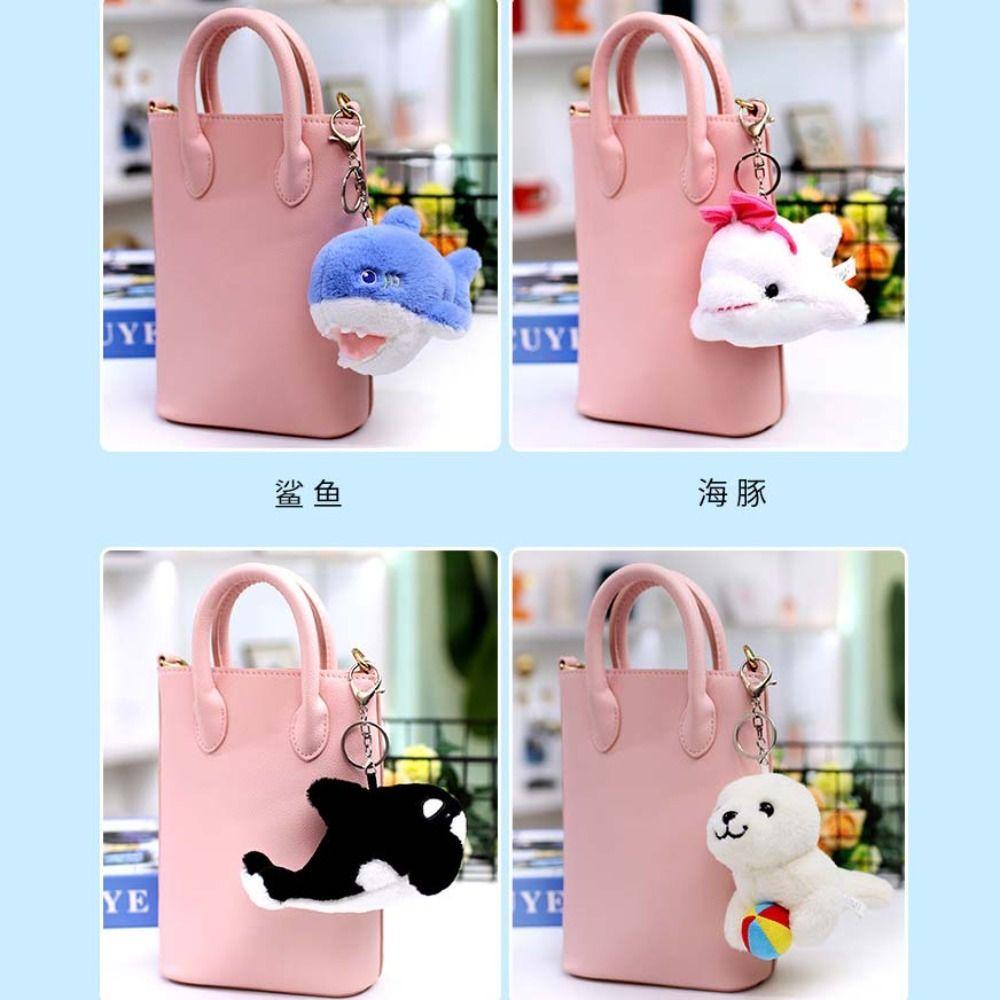 Акула Животное Белуга Плюшевый брелок Морское животное Косатка Плюшевый брелок Косатка Дети Игрушка Подарки