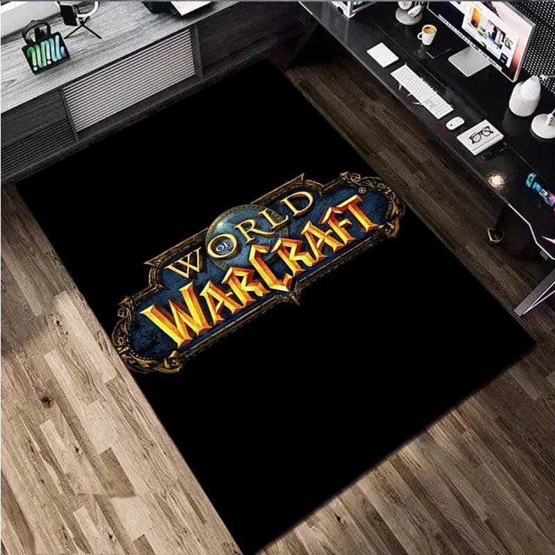 Ковер World of Warcraft - Домашний ковер Офисный Декоративный ковер Для гостиной Спальни Придверный коврик Напольный ковер Коврик для зоны компьютерного кресла