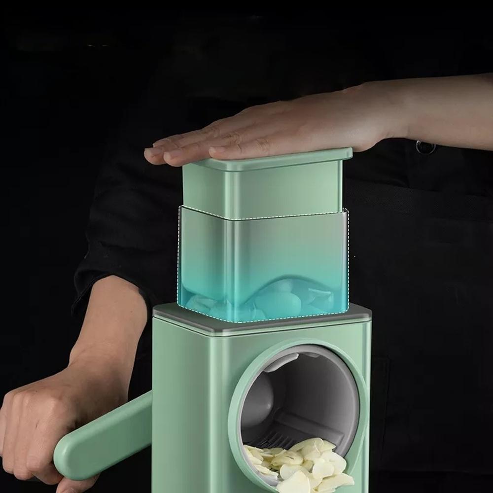 Multifunctional Vegetable Cutter Slicer Rotary Grater Scraping and Slicing Potato Radish Coarse Household Kitchen Tool Items