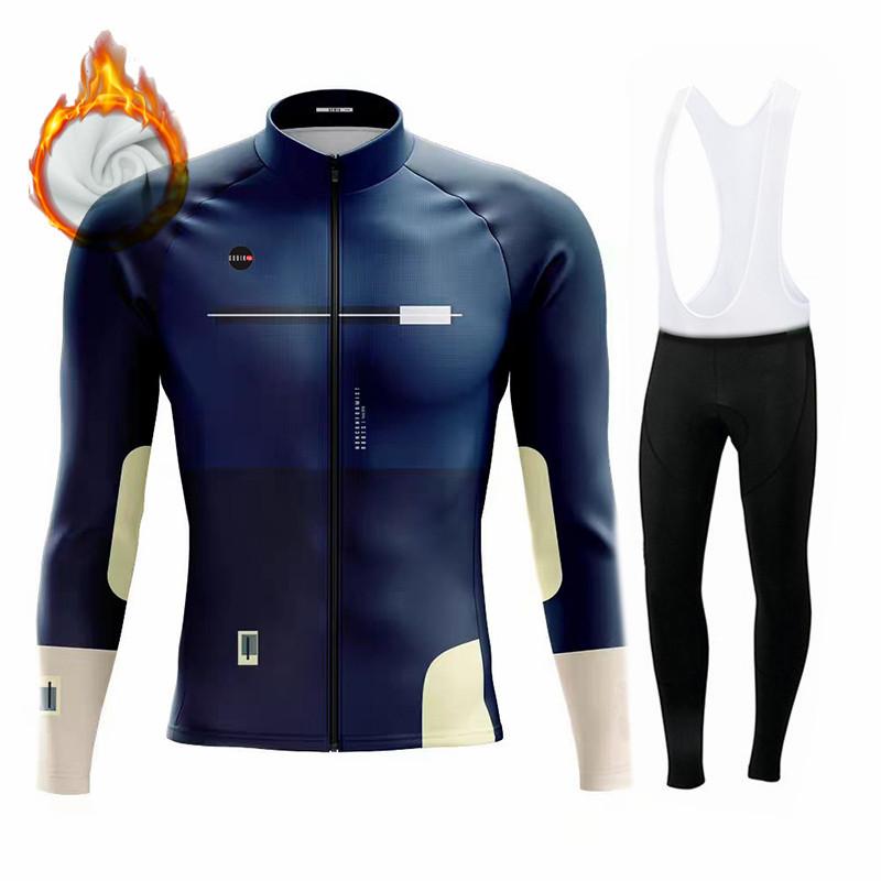 Комплект зимней велосипедной джерси Gobikful с термофлисом, велосипедная одежда, велосипедная одежда, костюм для катания на горном велосипеде