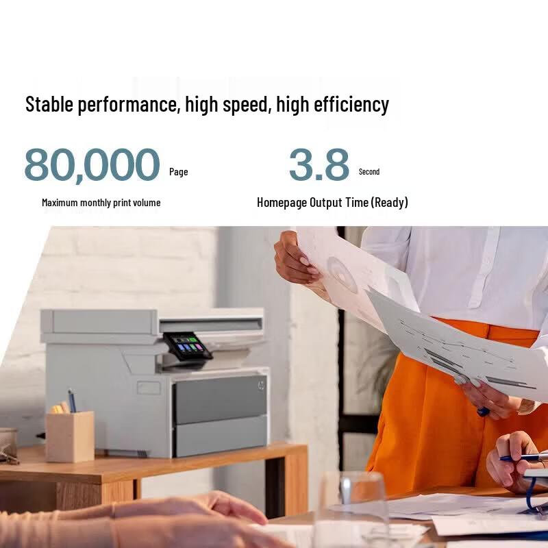 HP LaserJet Pro MFP 4114fdw Wireless Black & White Laser All-in-One Printer CN plug (adapter included)